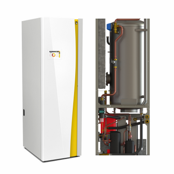 Грунтовый тепловой насос, без охлаждения,&nbsp;бойлер ГВС 200 л. IDM iPump T 2-8 (10.03 кВт) 2550 фото
